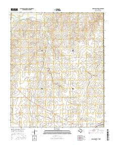 Higgins North Texas Current topographic map, 1:24000 scale, 7.5 X 7.5 Minute, Year 2016