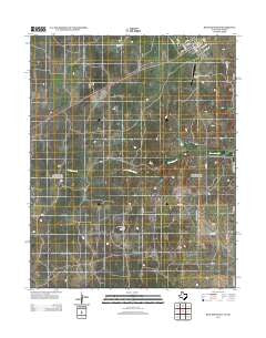 Higgins South Texas Historical topographic map, 1:24000 scale, 7.5 X 7.5 Minute, Year 2012