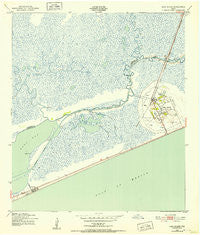 High Island Texas Historical topographic map, 1:24000 scale, 7.5 X 7.5 Minute, Year 1943
