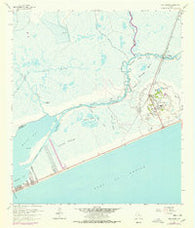 High Island Texas Historical topographic map, 1:24000 scale, 7.5 X 7.5 Minute, Year 1962