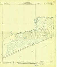 High Island Texas Historical topographic map, 1:24000 scale, 7.5 X 7.5 Minute, Year 1931