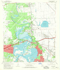 Highlands Texas Historical topographic map, 1:24000 scale, 7.5 X 7.5 Minute, Year 1967