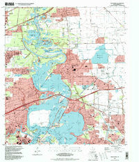 Highlands Texas Historical topographic map, 1:24000 scale, 7.5 X 7.5 Minute, Year 1995