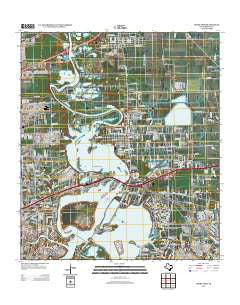 Highlands Texas Historical topographic map, 1:24000 scale, 7.5 X 7.5 Minute, Year 2013