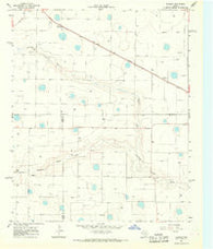 Hilburn Texas Historical topographic map, 1:24000 scale, 7.5 X 7.5 Minute, Year 1965