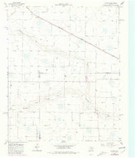 Hilburn Texas Historical topographic map, 1:24000 scale, 7.5 X 7.5 Minute, Year 1965