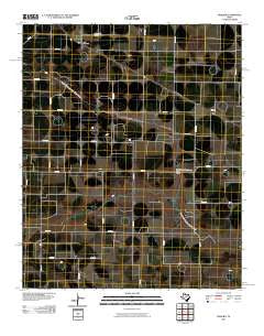 Hilburn Texas Historical topographic map, 1:24000 scale, 7.5 X 7.5 Minute, Year 2010