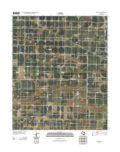 Hilburn Texas Historical topographic map, 1:24000 scale, 7.5 X 7.5 Minute, Year 2012