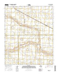 Hilburn Texas Current topographic map, 1:24000 scale, 7.5 X 7.5 Minute, Year 2016