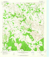 Hill City Texas Historical topographic map, 1:24000 scale, 7.5 X 7.5 Minute, Year 1961