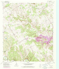 Hill City Texas Historical topographic map, 1:24000 scale, 7.5 X 7.5 Minute, Year 1961