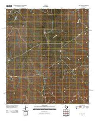 Hill Ranch Texas Historical topographic map, 1:24000 scale, 7.5 X 7.5 Minute, Year 2010