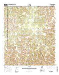 Hill Ranch Texas Current topographic map, 1:24000 scale, 7.5 X 7.5 Minute, Year 2016