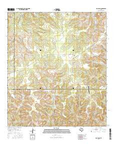 Hill Ranch Texas Current topographic map, 1:24000 scale, 7.5 X 7.5 Minute, Year 2016