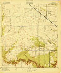 Hillendahl Texas Historical topographic map, 1:31680 scale, 7.5 X 7.5 Minute, Year 1918