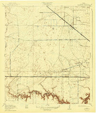 Hillendahl Texas Historical topographic map, 1:31680 scale, 7.5 X 7.5 Minute, Year 1918