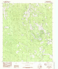 Hillister Texas Historical topographic map, 1:24000 scale, 7.5 X 7.5 Minute, Year 1984