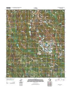Hillister Texas Historical topographic map, 1:24000 scale, 7.5 X 7.5 Minute, Year 2013