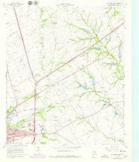 Hillsboro East Texas Historical topographic map, 1:24000 scale, 7.5 X 7.5 Minute, Year 1966
