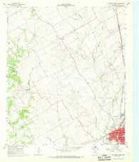 Hillsboro West Texas Historical topographic map, 1:24000 scale, 7.5 X 7.5 Minute, Year 1966