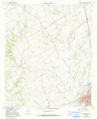 Hillsboro West Texas Historical topographic map, 1:24000 scale, 7.5 X 7.5 Minute, Year 1966