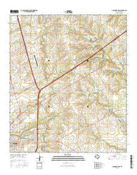 Hillsboro East Texas Current topographic map, 1:24000 scale, 7.5 X 7.5 Minute, Year 2016