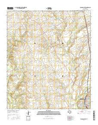 Hillsboro West Texas Current topographic map, 1:24000 scale, 7.5 X 7.5 Minute, Year 2016