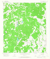 Hilltop Lakes Texas Historical topographic map, 1:24000 scale, 7.5 X 7.5 Minute, Year 1964