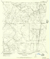 Hindes Texas Historical topographic map, 1:62500 scale, 15 X 15 Minute, Year 1956