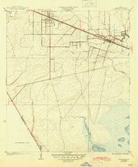 Hitchcock Texas Historical topographic map, 1:31680 scale, 7.5 X 7.5 Minute, Year 1932