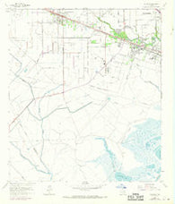 Hitchcock Texas Historical topographic map, 1:24000 scale, 7.5 X 7.5 Minute, Year 1964