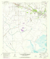 Hitchcock Texas Historical topographic map, 1:24000 scale, 7.5 X 7.5 Minute, Year 1964