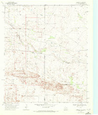 Hobbs SE Texas Historical topographic map, 1:24000 scale, 7.5 X 7.5 Minute, Year 1969