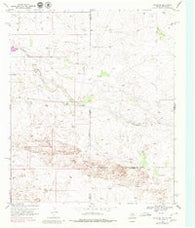 Hobbs SE Texas Historical topographic map, 1:24000 scale, 7.5 X 7.5 Minute, Year 1969