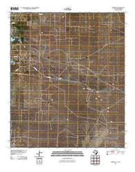 Hobbs SE Texas Historical topographic map, 1:24000 scale, 7.5 X 7.5 Minute, Year 2010