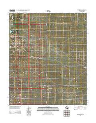 Hobbs SE Texas Historical topographic map, 1:24000 scale, 7.5 X 7.5 Minute, Year 2012