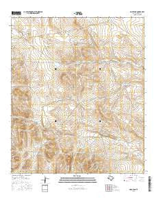 Hobo Tank Texas Current topographic map, 1:24000 scale, 7.5 X 7.5 Minute, Year 2016
