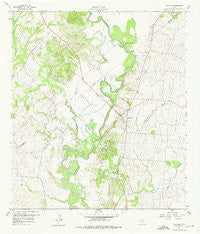 Hochheim Texas Historical topographic map, 1:24000 scale, 7.5 X 7.5 Minute, Year 1959