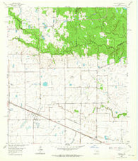 Hockley Texas Historical topographic map, 1:24000 scale, 7.5 X 7.5 Minute, Year 1962