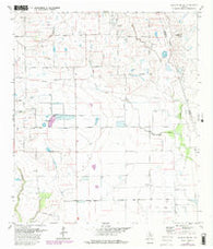 Hockley Mound Texas Historical topographic map, 1:24000 scale, 7.5 X 7.5 Minute, Year 1971