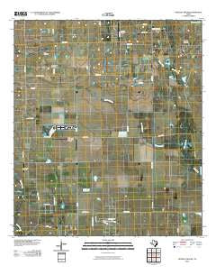 Hockley Mound Texas Historical topographic map, 1:24000 scale, 7.5 X 7.5 Minute, Year 2010