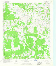 Hodgson Texas Historical topographic map, 1:24000 scale, 7.5 X 7.5 Minute, Year 1965