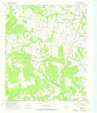 Hodgson Texas Historical topographic map, 1:24000 scale, 7.5 X 7.5 Minute, Year 1965