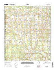 Hodgson Texas Current topographic map, 1:24000 scale, 7.5 X 7.5 Minute, Year 2016