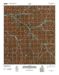 Holcomb Draw Texas Historical topographic map, 1:24000 scale, 7.5 X 7.5 Minute, Year 2010