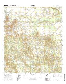 Holcomb Reservoir Texas Current topographic map, 1:24000 scale, 7.5 X 7.5 Minute, Year 2016
