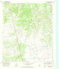Holder Creek Texas Historical topographic map, 1:24000 scale, 7.5 X 7.5 Minute, Year 1969