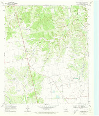 Holder Creek Texas Historical topographic map, 1:24000 scale, 7.5 X 7.5 Minute, Year 1969