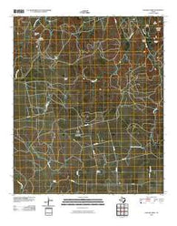 Holder Creek Texas Historical topographic map, 1:24000 scale, 7.5 X 7.5 Minute, Year 2010