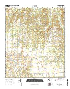 Holder Creek Texas Current topographic map, 1:24000 scale, 7.5 X 7.5 Minute, Year 2016